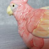 Teapot ceramic parrot