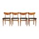 Set of four chairs, Danish design, 1970s, production: Denmark