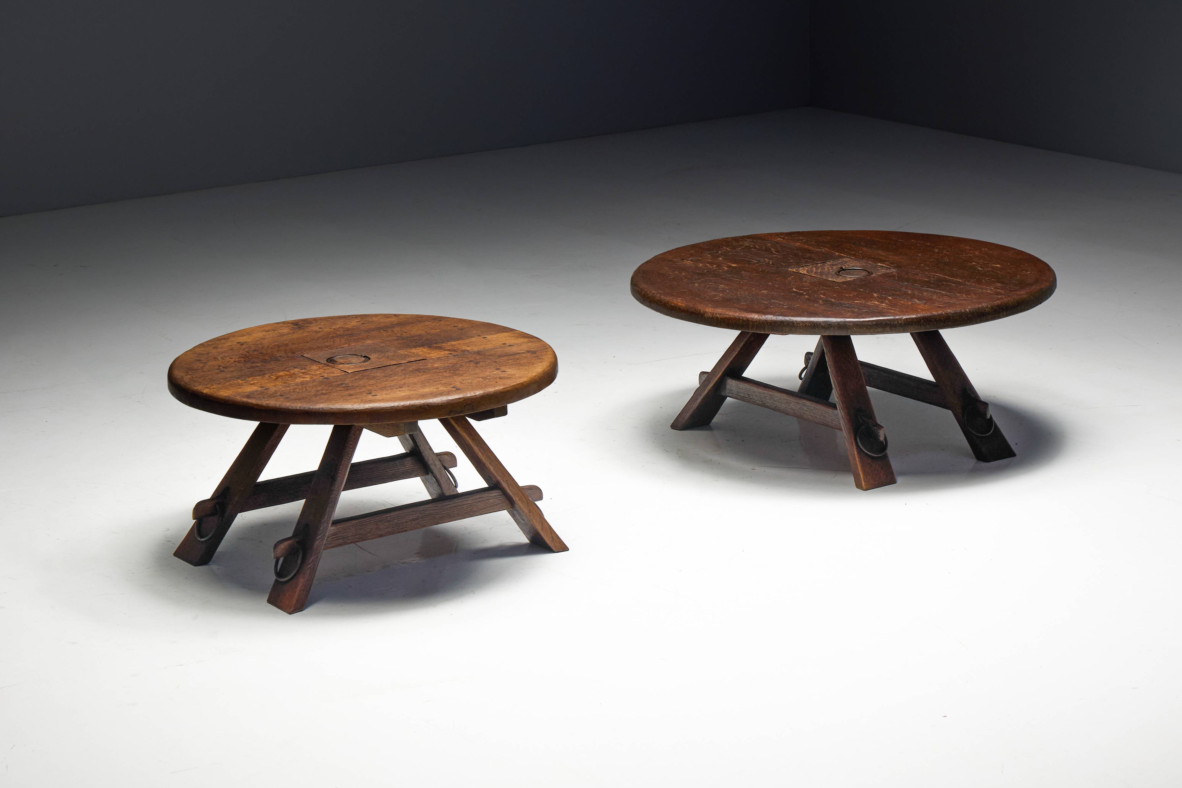 Rustic Antique Coffee Table, France, 1960s