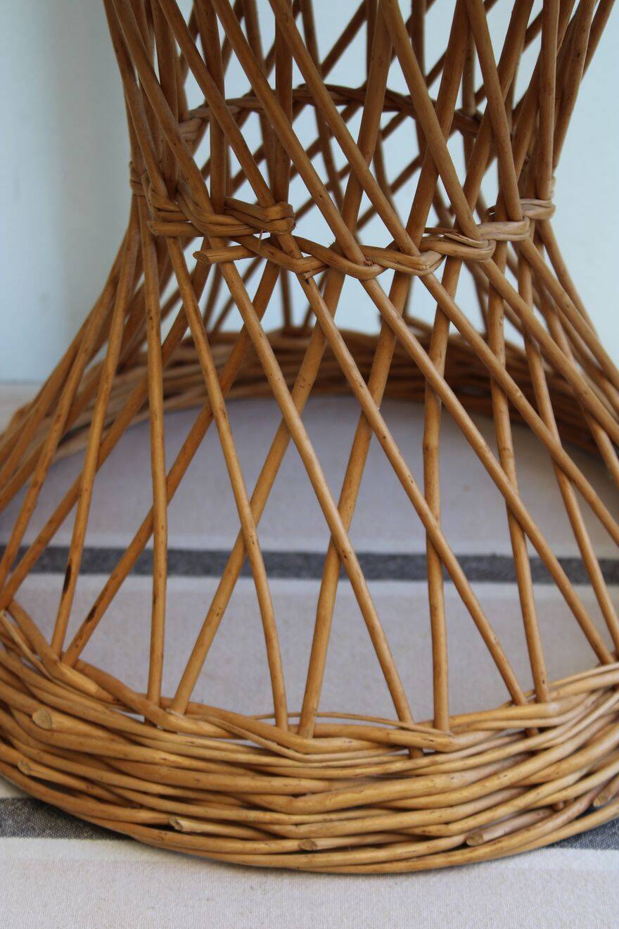 Wicker coffee table