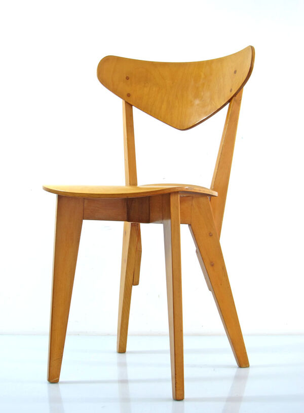Chaises Hein Stolle en contreplaqué vintage des années 1940