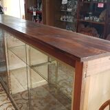 Glass and wood display case