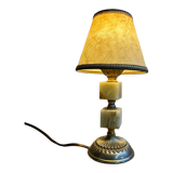 Table lamp - Alabaster cube foot