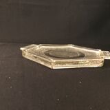 Hexagonal art deco glass top underplate