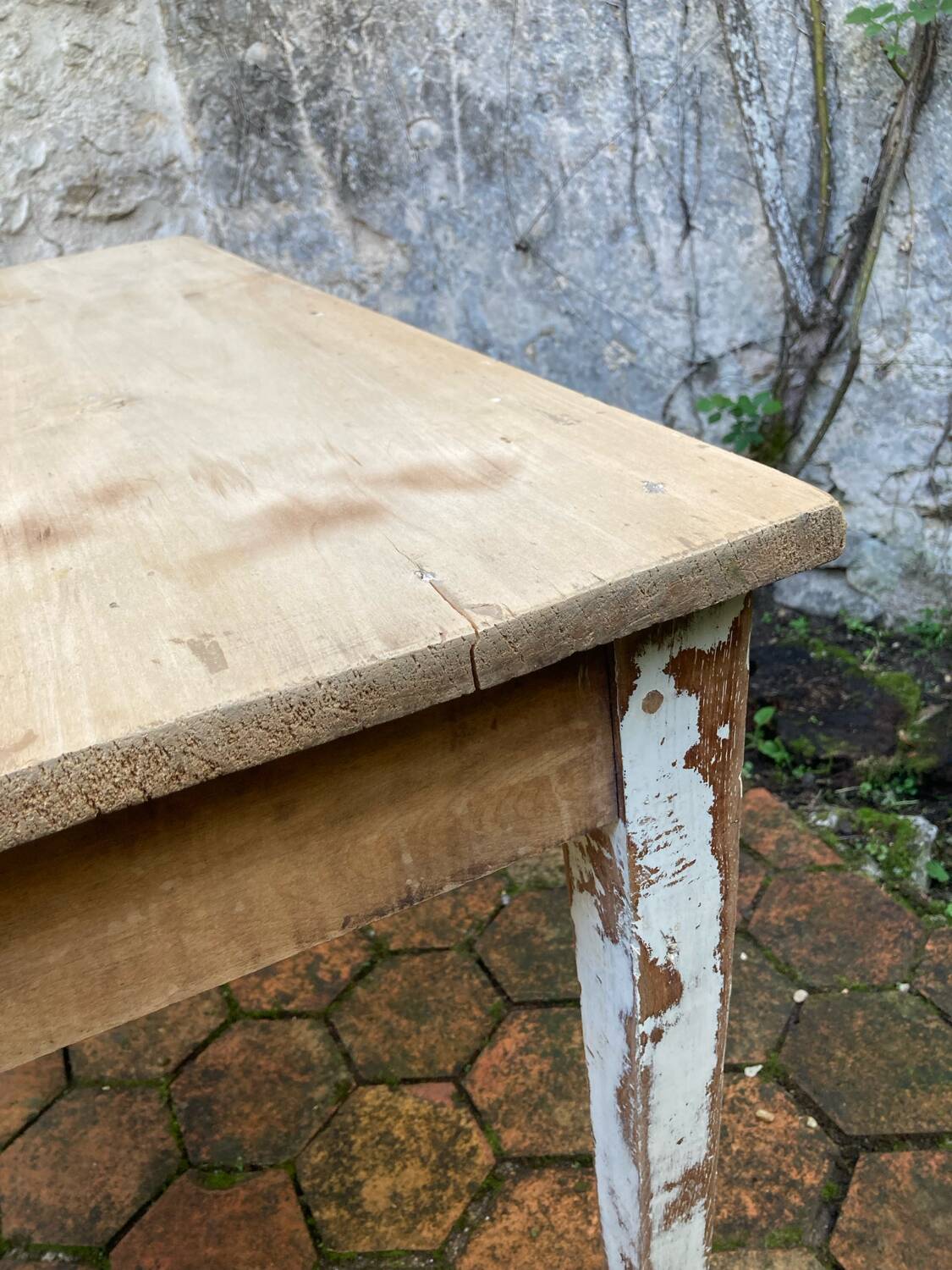 Vintage farmhouse table