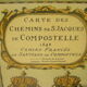 Carte des chemins de st Jacques de Compostelle