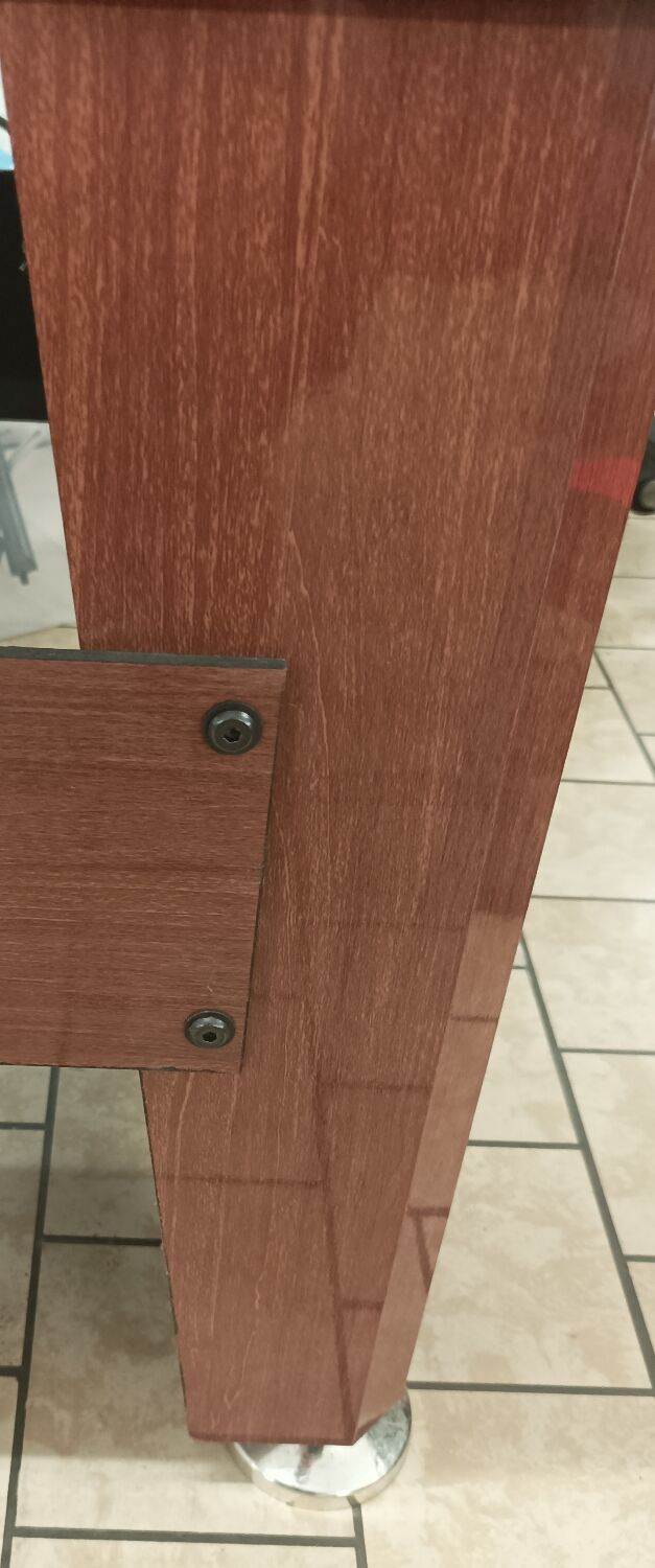 Old table football wood chrome vintage