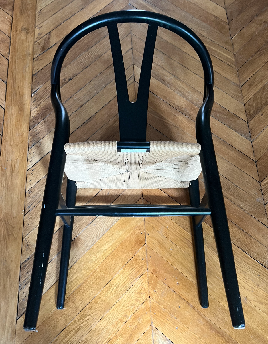 Set of 4 CH24 Wishbone chairs by Hans Wegner for Carl Hansen.