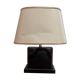 Ceramic lamp with rose decoration