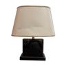 Ceramic lamp with rose decoration
