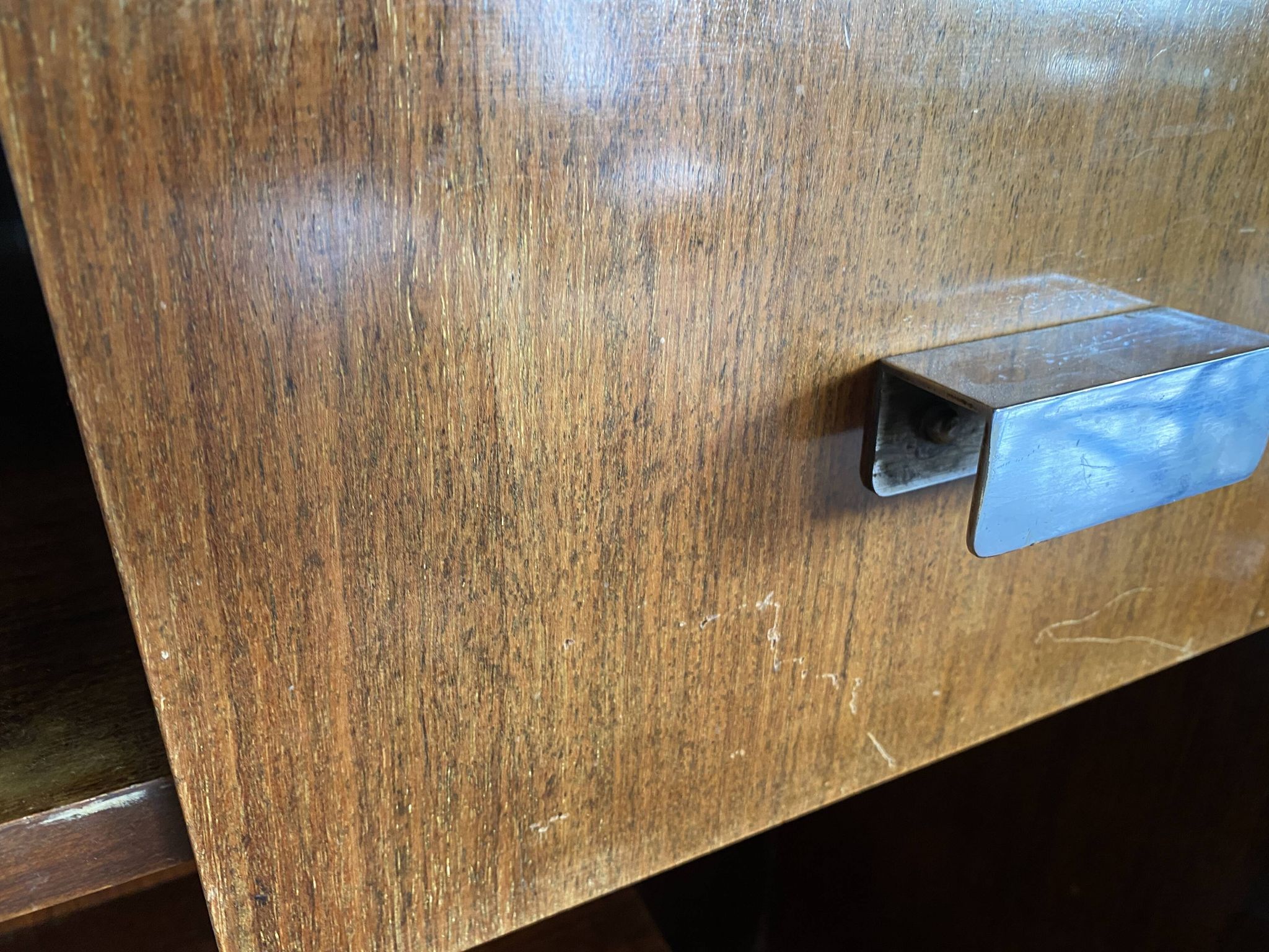 Petit meuble art deco acajou
