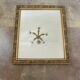 Wall mirror in an ornate frame, 1960s – vintage, gilded frame