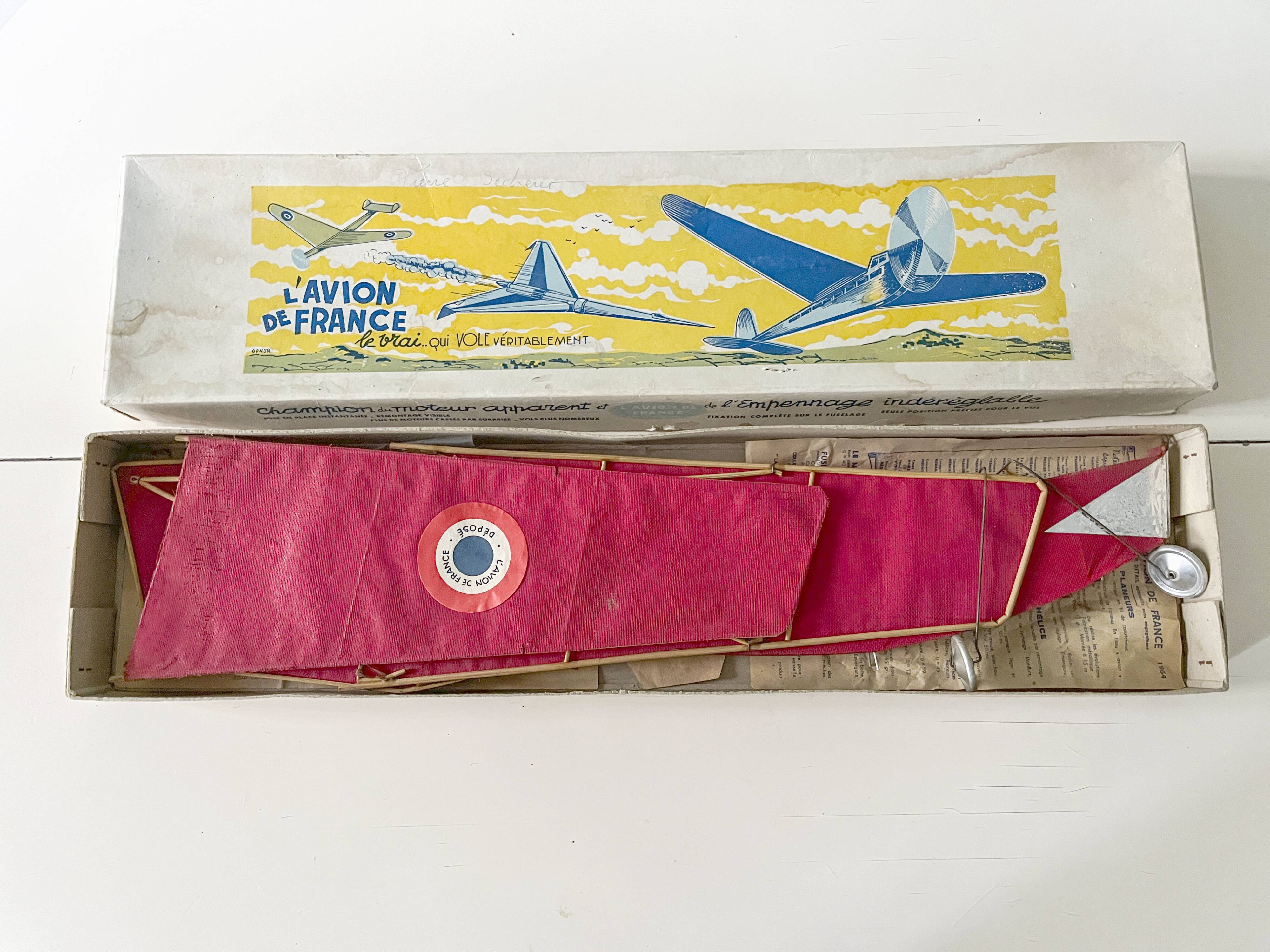 The French Airplane, "Grand Raid" model, Unmanned Aircraft, Unis France