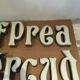 Lot of 18 aluminum sign letters