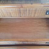 Rattan chest of drawers circa 1970, Dal Vera