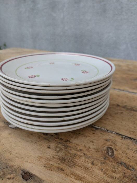 Set of 12 dessert plates