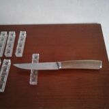 12 lead crystal knife holders
