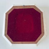 Octagonal mirror with moldings