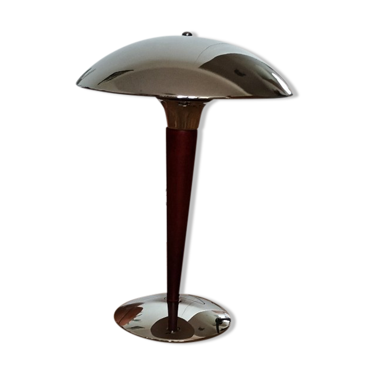 Vintage liner mushroom lamp