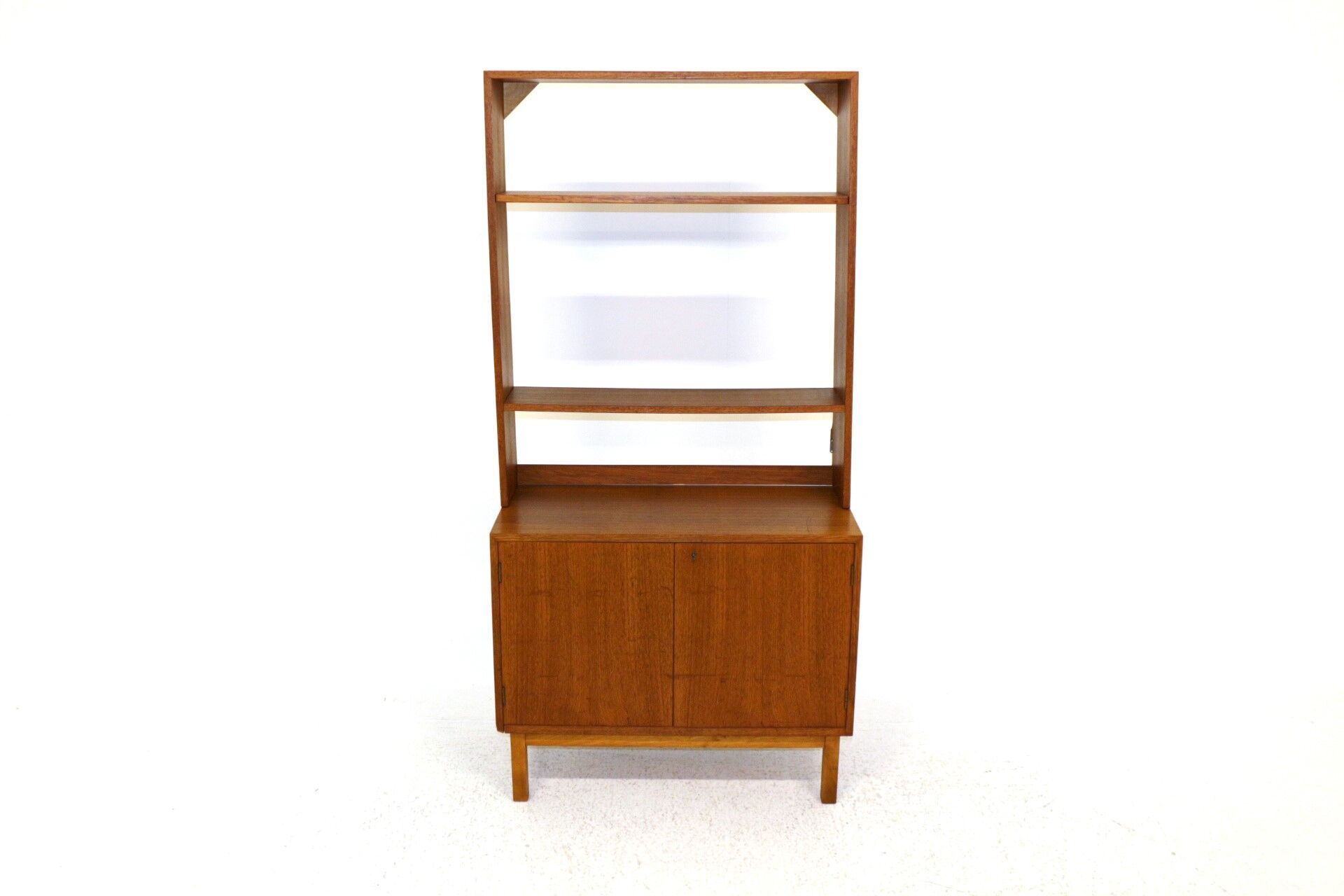 Bookcase in teak and beech , Sweden, 1960