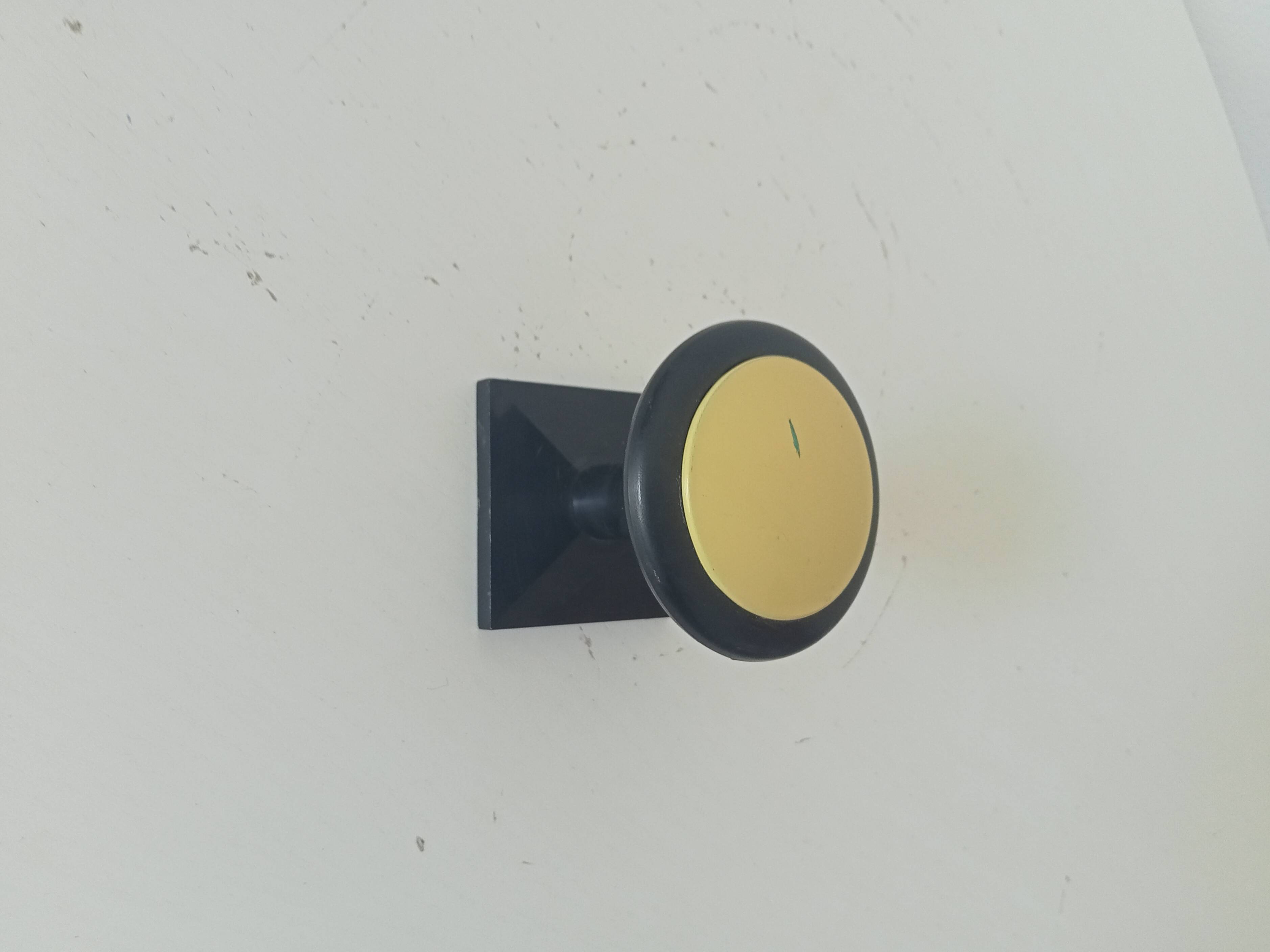 Vintage 1960s wall coat hook.