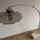 Floor lamp arc flower adjustable, italy, 1960