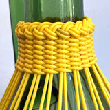 Pitcher blown glass and scoubidou threads