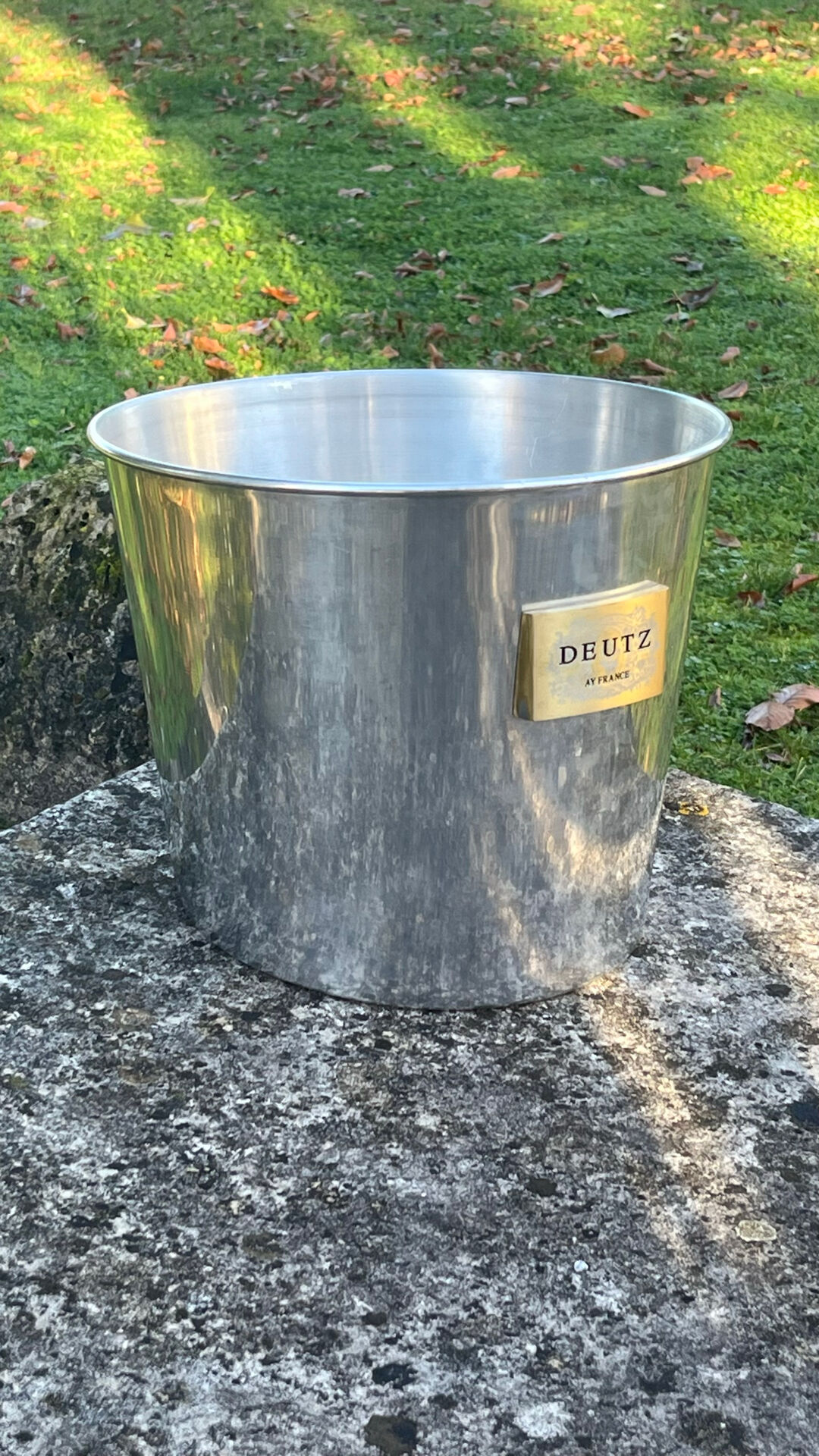 Seau à glace vintage français Deutz.