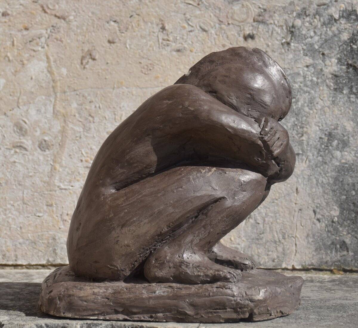 Luciano Viel, Squatting Figure (circa 1960)