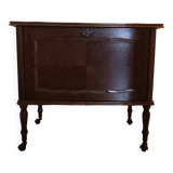 TV bar cabinet on casters