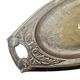 Art Nouveau glass plate from the Austro-Hungarian Empire, 1900s.