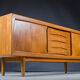 Mid-Century Danish Teak Sideboard from H.P. Hanssen, 1960s