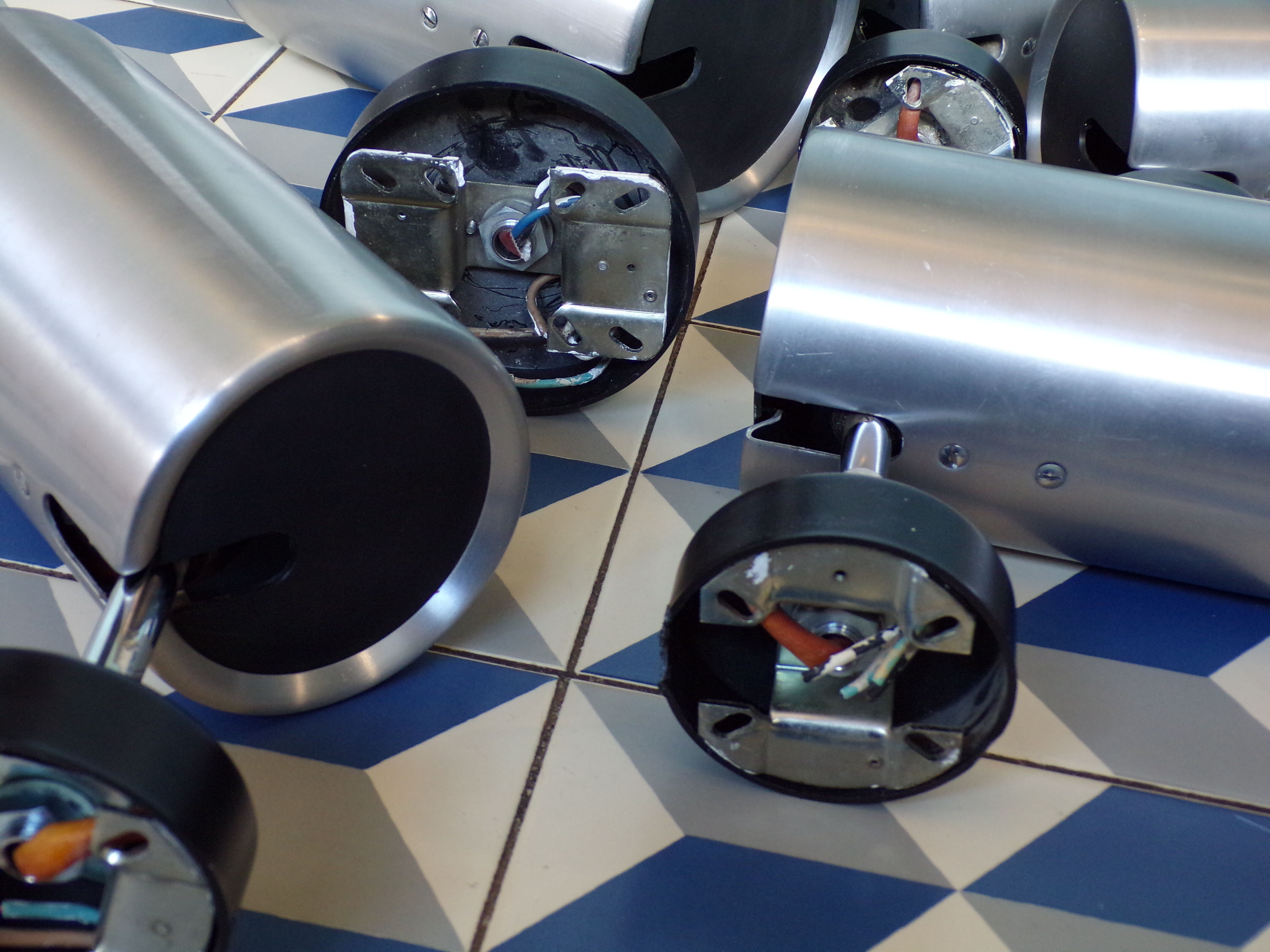 Set 5 wall lamps hose Staff Leuchten