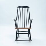 Lena Larsson Grandessa midcentury Danish rocking chair, 1950s