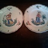 Old Sarreguemine plates