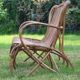 Vintage rattan bench