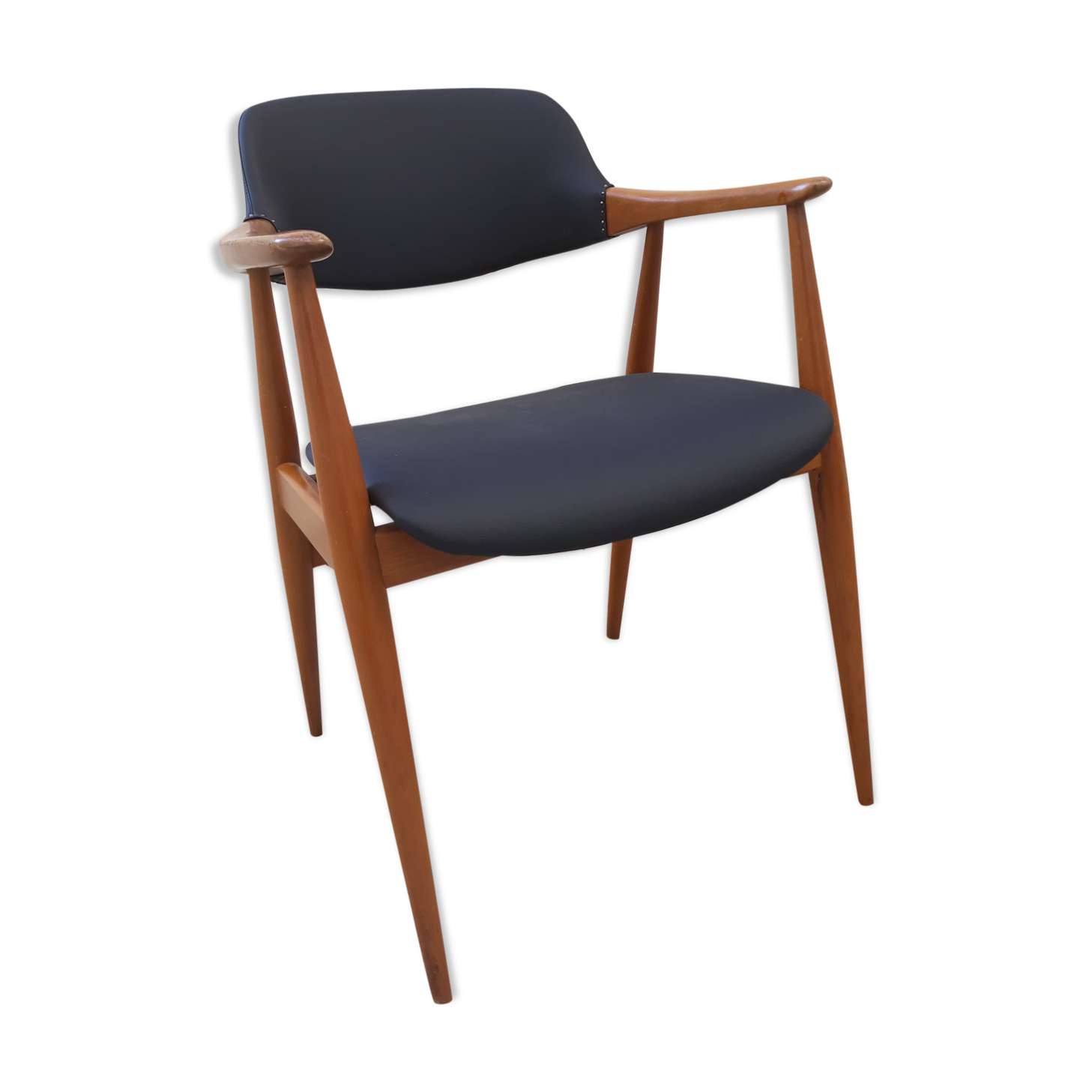 Fauteuil en teck design scandinave 1960