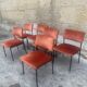 6 Chairs 764 by Joseph Andre Motte, Steiner Editions, 1950