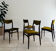Chaises vintage en palissandre de style scandinave