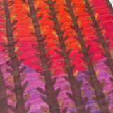 Tapis scandinave vintage des années 70 tissé à la main