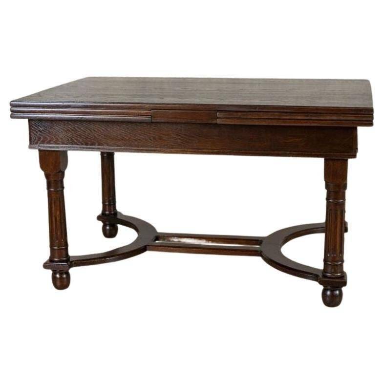 Early 20th Century Extendable Oak Dining Table, 1930s