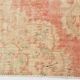 Tapis vintage oriental rouge et saumon