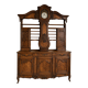 Eighteenth-century Bressan two-body buffet with antique clock – Louis XV style