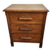 Anciens jolis meubles en bois trois tiroirs