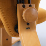 Stokke Lounge chair and ottoman Peter Opsvik Norway 1970s