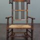 Rocking chair Antique Arts and Crafts Bobbin, English, 19th century