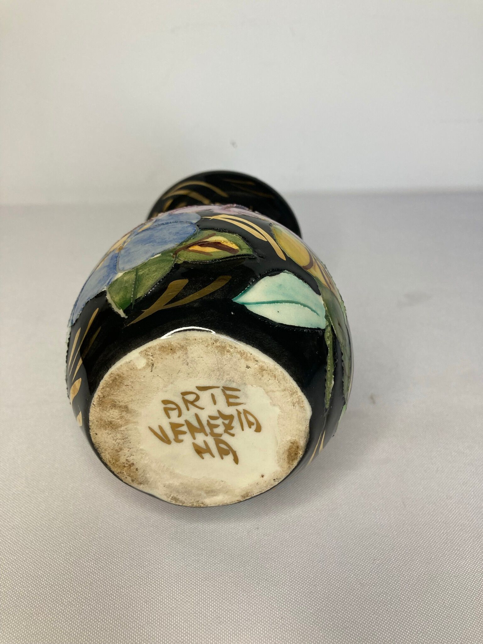 Old glass vase of Venice