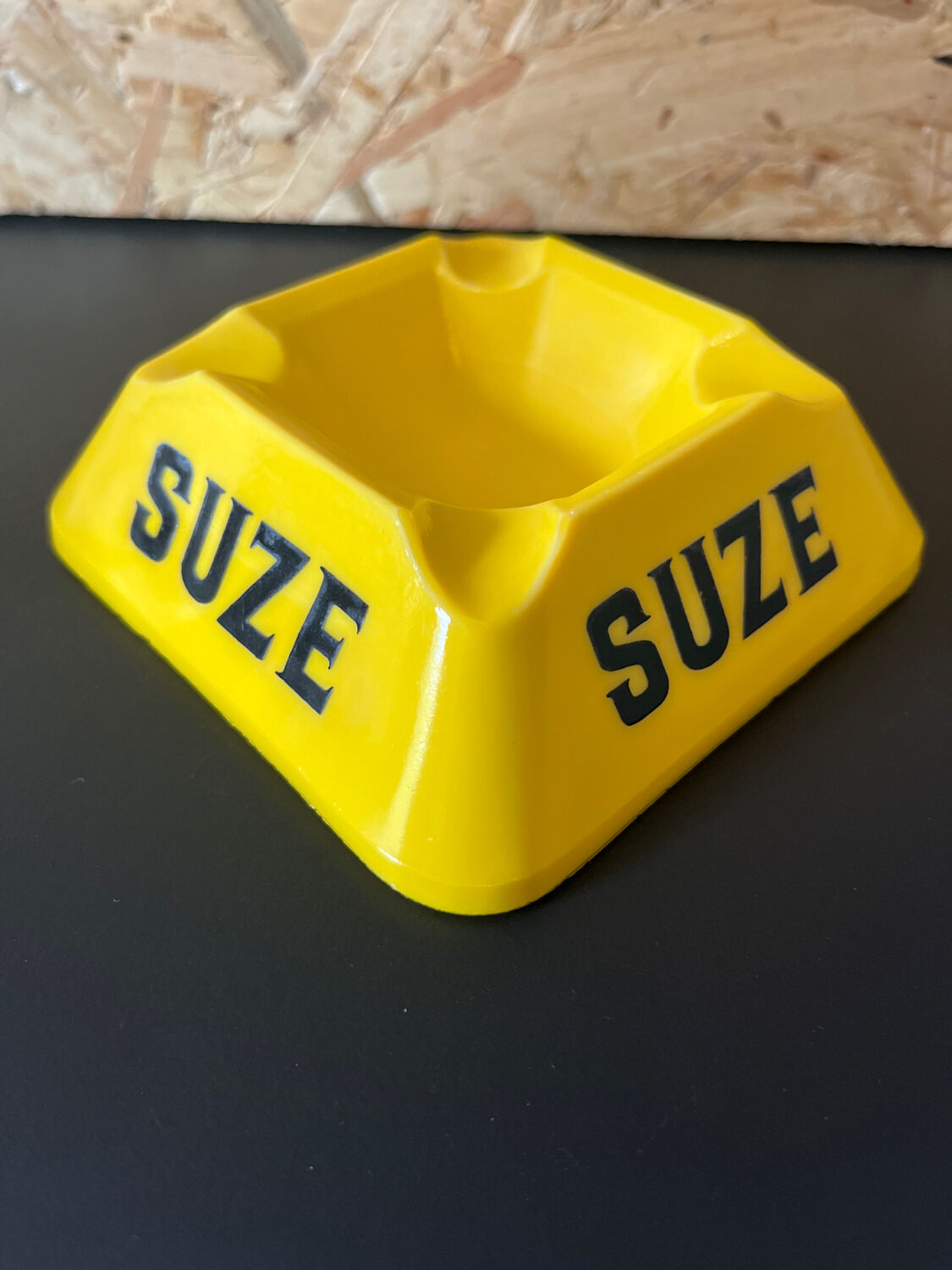 Suze decanter and ashtray