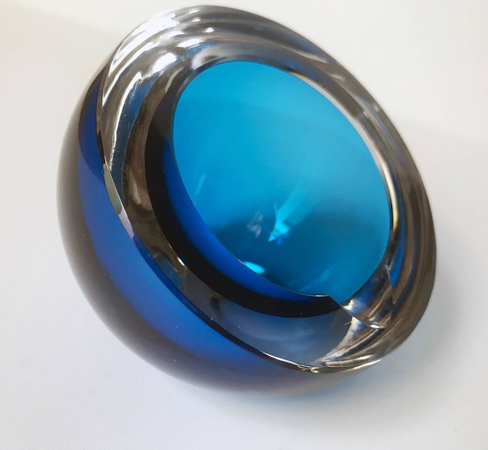 Vintage Ashtray • Crystal • Saint Louis • Space Age • 1960-70