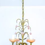 Murano Drop Pendant Light 1930s